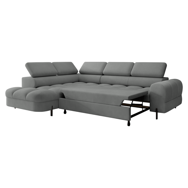 Casa si Gradina - Mobilier - Canapele si coltare - Coltare - Set canapea de colt, gri, pe stanga, BERON ROH - Infinity.ro