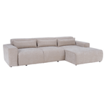 Casa si Gradina - Mobilier - Canapele si coltare - Coltare - Set canapea de colt, bej, pe dreapta, LORENY ROH - Infinity.ro