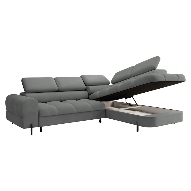 Casa si Gradina - Mobilier - Canapele si coltare - Coltare - Set canapea de colt, gri, pe dreapta, BERON ROH - Infinity.ro