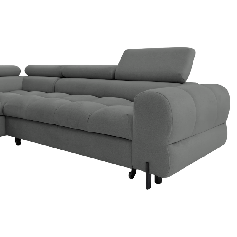 Casa si Gradina - Mobilier - Canapele si coltare - Coltare - Set canapea de colt, gri, pe stanga, BERON ROH - Infinity.ro
