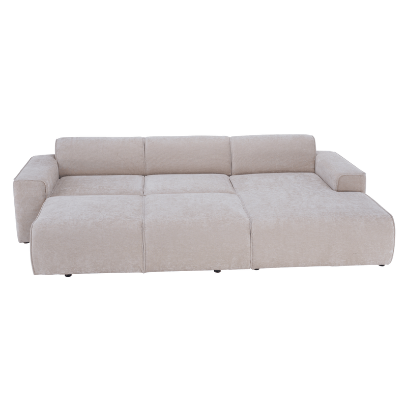 Casa si Gradina - Mobilier - Canapele si coltare - Coltare - Set canapea de colt, bej, pe dreapta, LORENY ROH - Infinity.ro