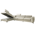 Casa si Gradina - Mobilier - Canapele si coltare - Coltare - Set de canapea de colt, crem, pe stanga, PONTI MAXI ROH - Infinity.ro