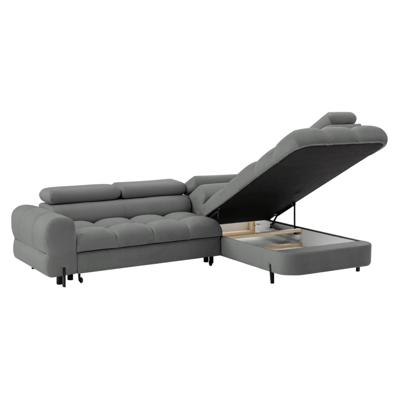 Casa si Gradina - Mobilier - Canapele si coltare - Coltare - Set canapea de colt, gri, pe dreapta, BERON ROH - Infinity.ro