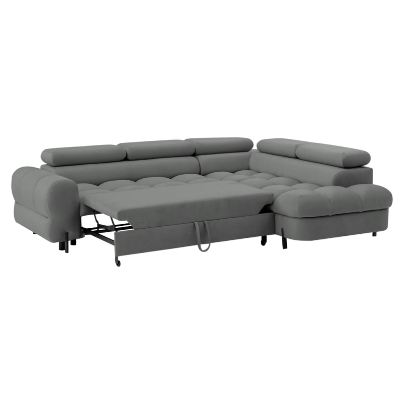 Casa si Gradina - Mobilier - Canapele si coltare - Coltare - Set canapea de colt, gri, pe dreapta, BERON ROH - Infinity.ro