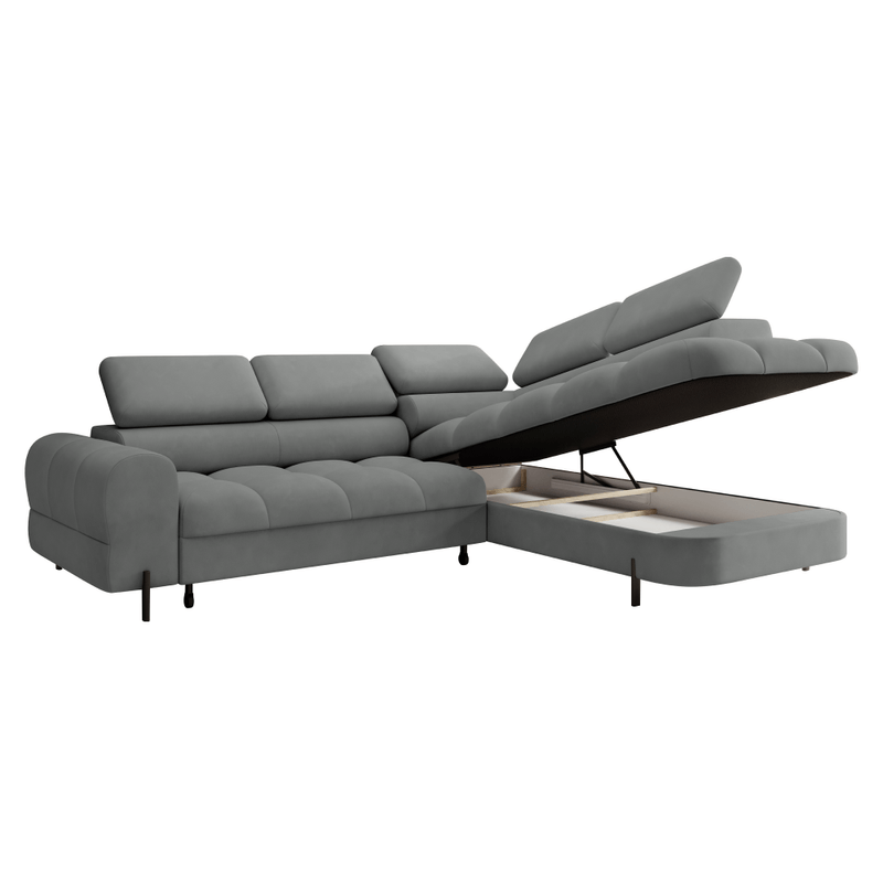 Casa si Gradina - Mobilier - Canapele si coltare - Coltare - Set canapea de colt, gri, pe dreapta, BERON ROH - Infinity.ro