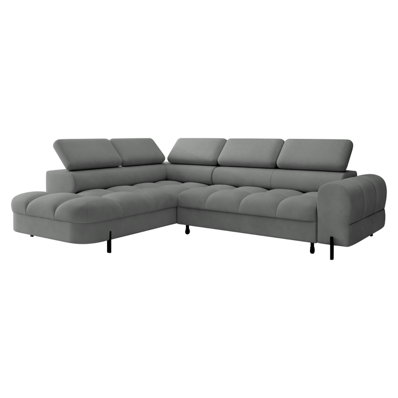 Casa si Gradina - Mobilier - Canapele si coltare - Coltare - Set canapea de colt, gri, pe stanga, BERON ROH - Infinity.ro