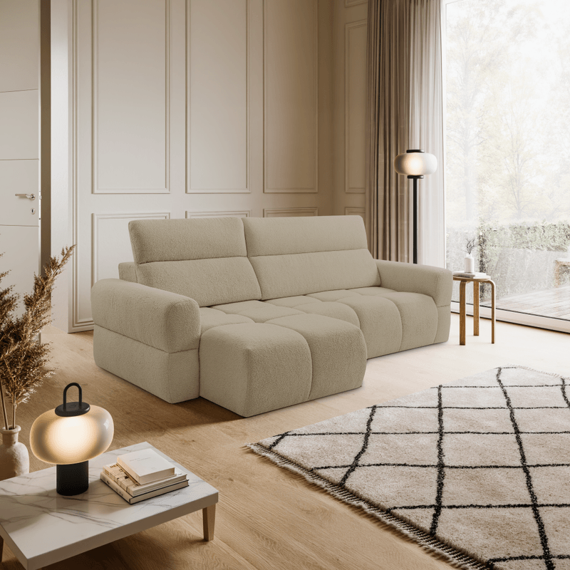 Casa si Gradina - Mobilier - Canapele si coltare - Coltare - Set de canapea de colt, bej, pe stanga, RISE ROH - Infinity.ro