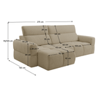 Casa si Gradina - Mobilier - Canapele si coltare - Coltare - Set de canapea de colt, bej, pe stanga, RISE ROH - Infinity.ro
