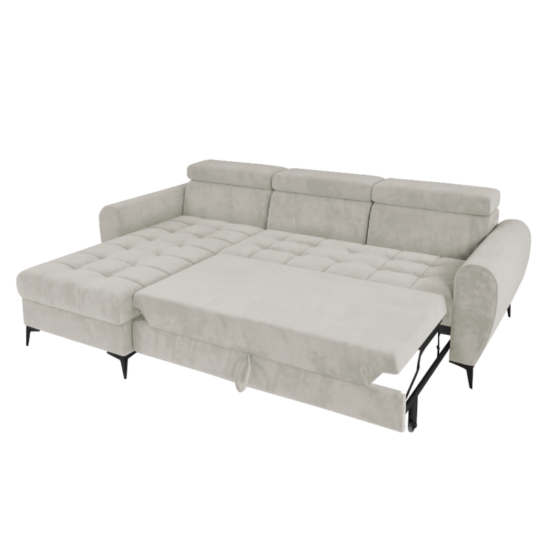 Casa si Gradina - Mobilier - Canapele si coltare - Coltare - Set canapele de colt, crem, pe stanga, BARTY ROH - Infinity.ro