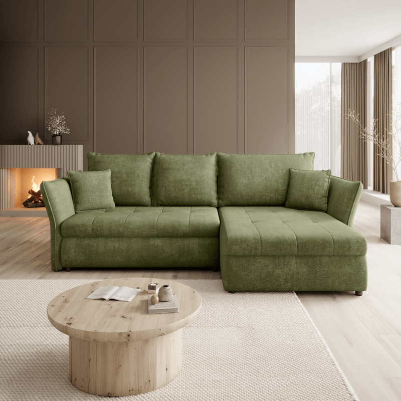 Casa si Gradina - Mobilier - Canapele si coltare - Coltare - Set de canapea universala, verde, TORY ROH - Infinity.ro
