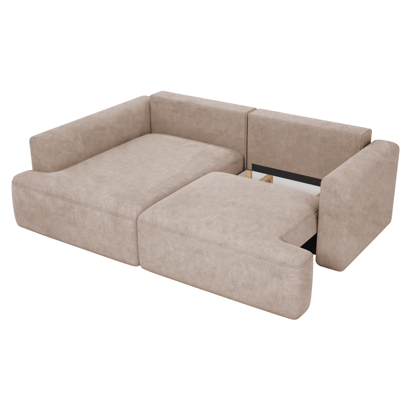 Casa si Gradina - Mobilier - Canapele si coltare - Coltare - Set canapea de colt, bej Taupe, pe stanga, SOUL ROH - Infinity.ro