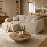 Casa si Gradina - Mobilier - Canapele si coltare - Coltare - Set canapea de colt, bej Taupe, pe stanga, SOUL ROH - Infinity.ro