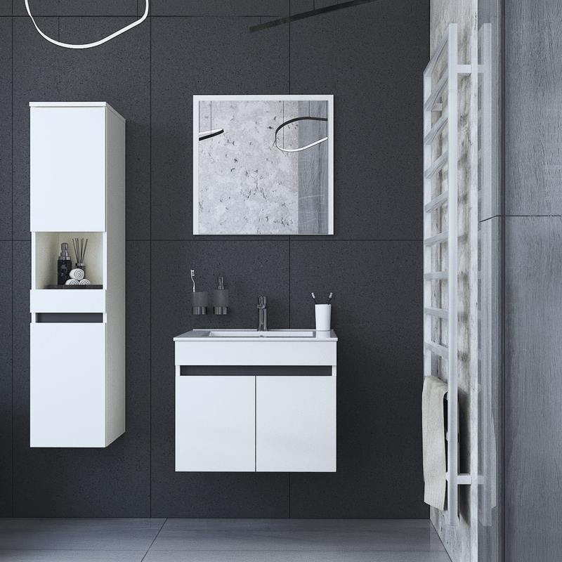 Casa si Gradina - Mobilier - Mobilier baie - Oglinzi baie - Oglinda, alba, CHOICE 60 - Infinity.ro