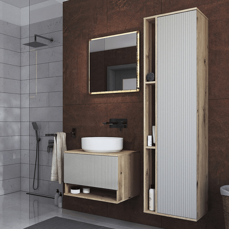Casa si Gradina - Sanitare - Lavoar baie si accesorii - Lavoare si piedestale - Chiuveta din ceramica, de blat, alba, 41x41 cm, PRATO TYP 1 - Infinity.ro