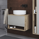 Casa si Gradina - Sanitare - Lavoar baie si accesorii - Lavoare si piedestale - Chiuveta din ceramica, de blat, alba, 41x41 cm, PRATO TYP 1 - Infinity.ro
