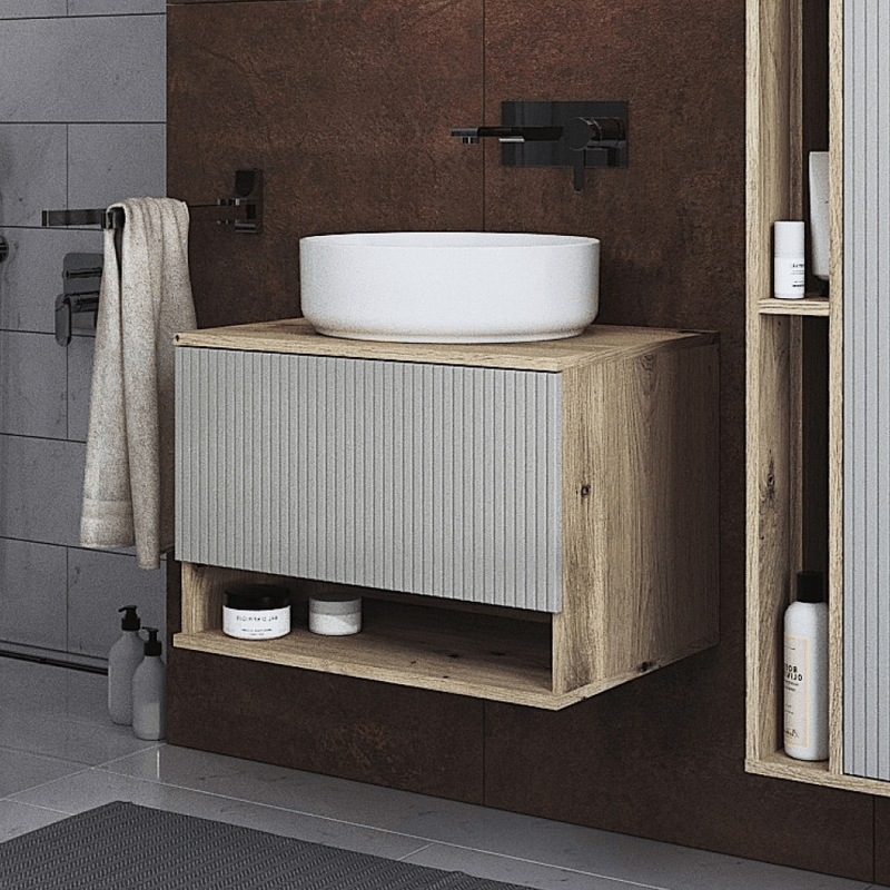 Casa si Gradina - Sanitare - Lavoar baie si accesorii - Lavoare si piedestale - Chiuveta din ceramica, de blat, alba, 41x41 cm, PRATO TYP 1 - Infinity.ro