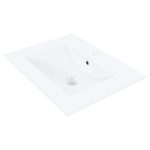 Casa si Gradina - Sanitare - Lavoar baie si accesorii - Lavoare si piedestale - Chiuveta din ceramica, incastrata, alba, 60x46 cm, PRATO TYP 2 - Infinity.ro