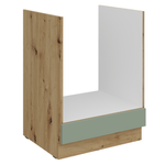 Casa si Gradina - Mobilier - Comode si corpuri - Corpuri bucatarie - Dulapior inferior pentru aragaz incorporabil, aquamarine/stejar artisan, ARSANY 60 D GAZ BB - Infinity.ro