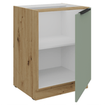 Casa si Gradina - Mobilier - Comode si corpuri - Corpuri bucatarie - Dulapior inferior, aquamarine/stejar artisan, ARSANY 60 D 1F BB - Infinity.ro