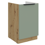 Casa si Gradina - Mobilier - Comode si corpuri - Corpuri bucatarie - Dulapior pentru chiuveta, aquamarine/stejar artisan, ARSANY 50 ZL 1F BB - Infinity.ro