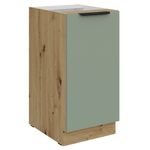 Casa si Gradina - Mobilier - Comode si corpuri - Corpuri bucatarie - Dulapior inferior, aquamarine/stejar artisan, ARSANY 40 D 1F BB - Infinity.ro