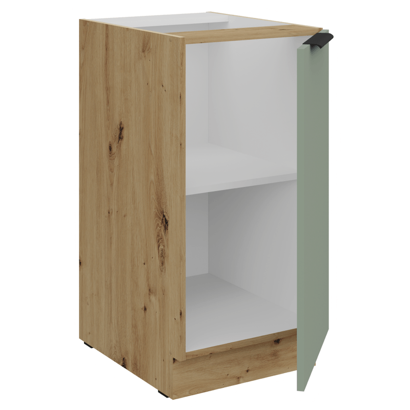 Casa si Gradina - Mobilier - Comode si corpuri - Corpuri bucatarie - Dulapior inferior, aquamarine/stejar artisan, ARSANY 40 D 1F BB - Infinity.ro