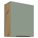 Casa si Gradina - Mobilier - Comode si corpuri - Corpuri bucatarie - Dulapior superior, aquamarine/stejar artisan, ARSANY 60 G-72 1F - Infinity.ro