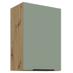 Casa si Gradina - Mobilier - Comode si corpuri - Corpuri bucatarie - Dulapior superior, aquamarine/stejar artisan, ARSANY 50 G-72 1F - Infinity.ro