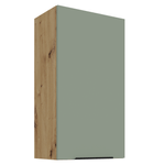 Casa si Gradina - Mobilier - Comode si corpuri - Corpuri bucatarie - Dulapior superior, aquamarine/stejar artisan, ARSANY 50 G-90 1F - Infinity.ro