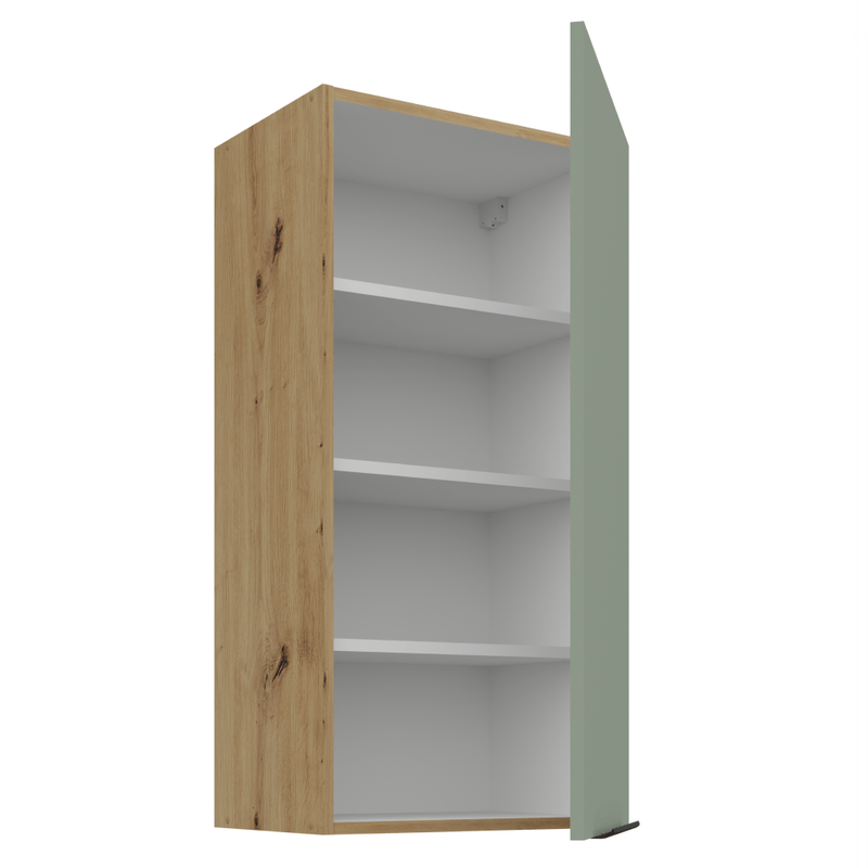 Casa si Gradina - Mobilier - Comode si corpuri - Corpuri bucatarie - Dulapior superior, aquamarine/stejar artisan, ARSANY 45 G-90 1F - Infinity.ro