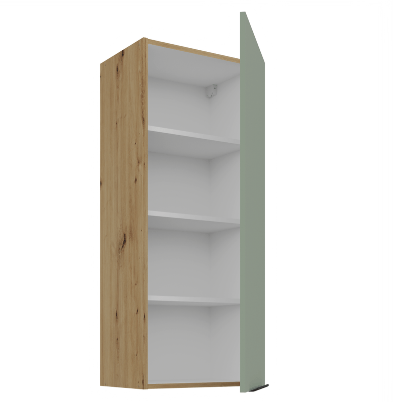 Casa si Gradina - Mobilier - Comode si corpuri - Corpuri bucatarie - Dulapior superior, aquamarine/stejar artisan, ARSANY 45 G-108 1F - Infinity.ro