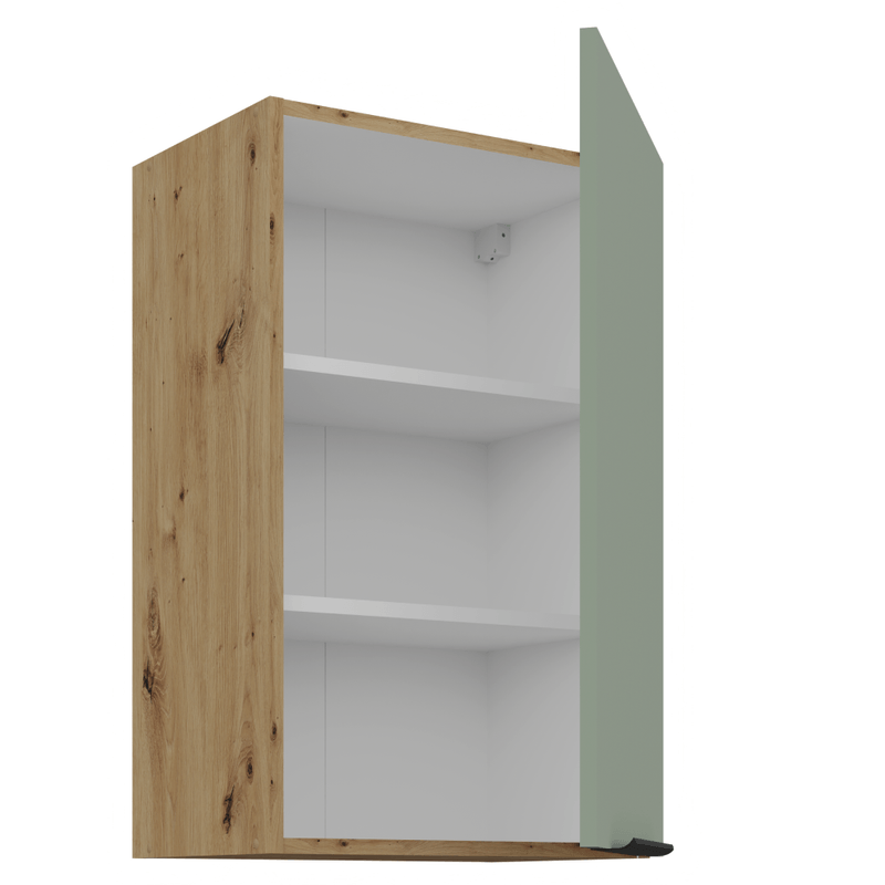 Casa si Gradina - Mobilier - Comode si corpuri - Corpuri bucatarie - Dulapior superior, aquamarine/stejar artisan, ARSANY 40 G-72 1F - Infinity.ro