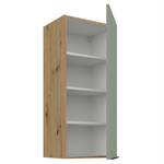 Casa si Gradina - Mobilier - Comode si corpuri - Corpuri bucatarie - Dulapior superior, aquamarine/stejar artisan, ARSANY 40 G-90 1F - Infinity.ro