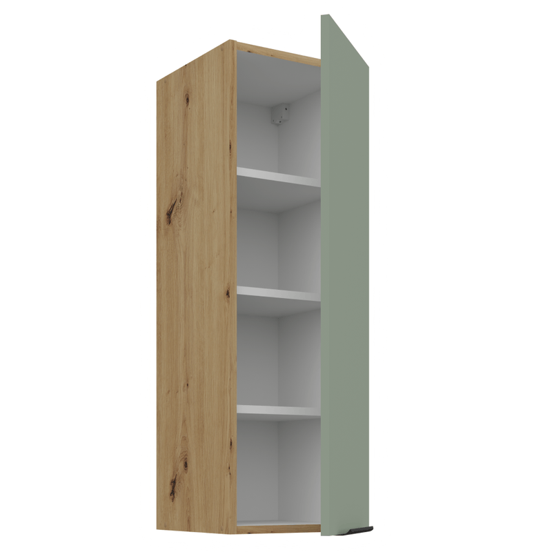 Casa si Gradina - Mobilier - Comode si corpuri - Corpuri bucatarie - Dulapior superior, aquamarine/stejar artisan, ARSANY 30 G-90 1F - Infinity.ro