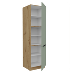 Casa si Gradina - Mobilier - Comode si corpuri - Corpuri bucatarie - Dulapior inalt, aquamarine/stejar artisan, ARSANY 60 DK-210 2F - Infinity.ro