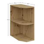 Casa si Gradina - Mobilier - Comode si corpuri - Corpuri bucatarie - Dulapior inferior de colt, stejar artisan, FRISBO/ARSANY 30 D ZAK BB - Infinity.ro
