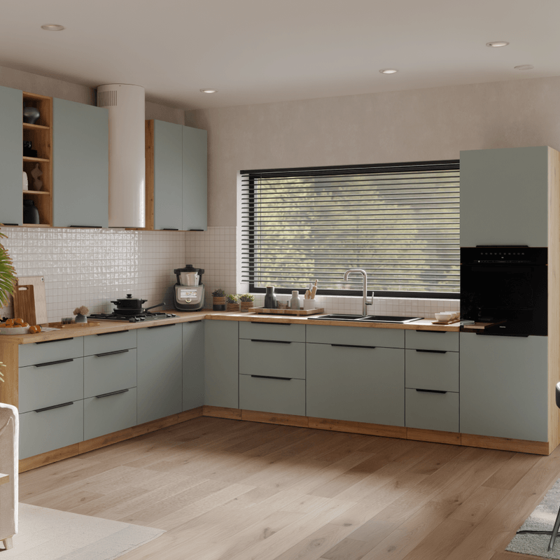 Casa si Gradina - Mobilier - Comode si corpuri - Corpuri bucatarie - Dulapior inferior de colt, stejar artisan, FRISBO/ARSANY 30 D ZAK BB - Infinity.ro