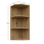 Casa si Gradina - Mobilier - Comode si corpuri - Corpuri bucatarie - Dulapior superior de colt, stejar artisan, FRISBO/ARSANY 30 G-72 ZAK - Infinity.ro