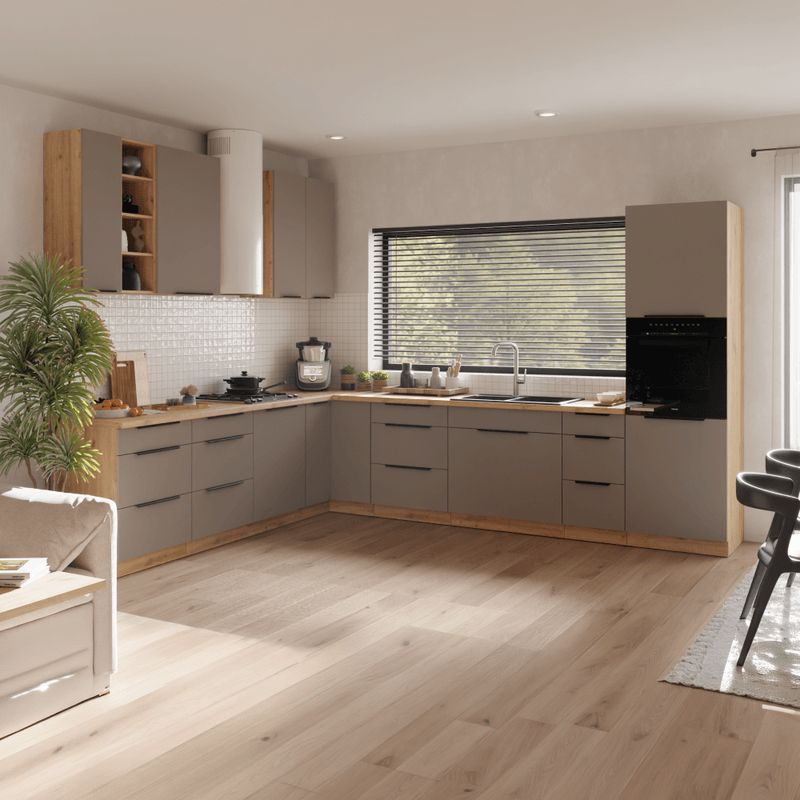 Casa si Gradina - Mobilier - Comode si corpuri - Corpuri bucatarie - Dulapior de colt superior, stejar artisan, FRISBO/ARSANY 30 G-90 ZAK - Infinity.ro