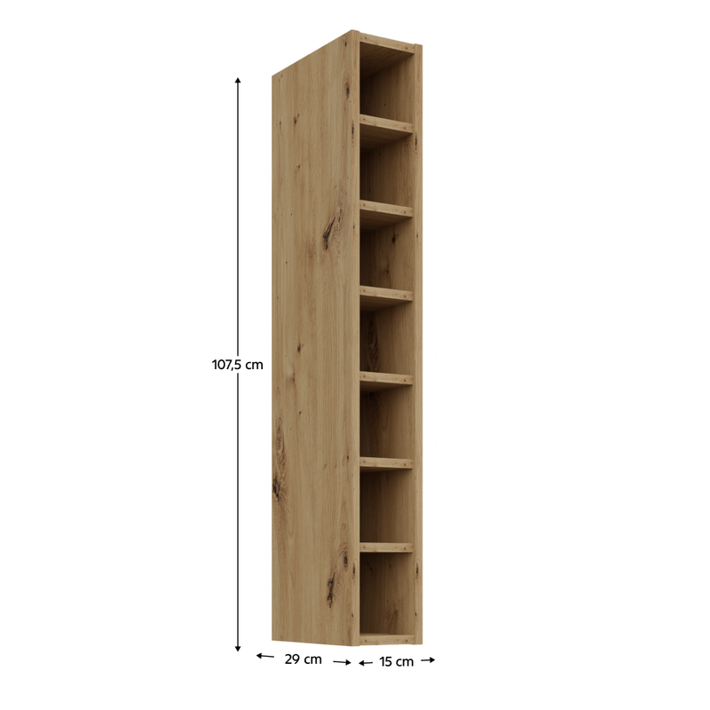 Casa si Gradina - Mobilier - Comode si corpuri - Corpuri bucatarie - Dulapior superior cu polita stejar artisan, FRISBO/ARSANY 15 G-108 OTW - Infinity.ro