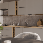 Casa si Gradina - Mobilier - Comode si corpuri - Corpuri bucatarie - Dulapior superior cu polita stejar artisan, FRISBO/ARSANY 15 G-72 OTW - Infinity.ro