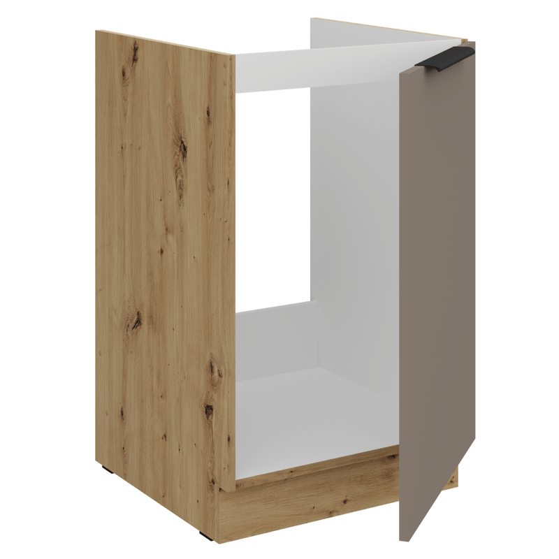 Casa si Gradina - Mobilier - Comode si corpuri - Corpuri bucatarie - Dulapior pentru chiuveta, sandgrau/stejar artisan, FRISBO 50 ZL 1F BB - Infinity.ro