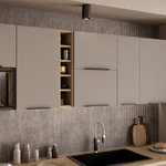 Casa si Gradina - Mobilier - Comode si corpuri - Corpuri bucatarie - Dulapior inferior pentru aragaz incorporabil, sandgrau/stejar artisan, FRISBO 60 D GAZ BB - Infinity.ro
