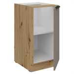 Casa si Gradina - Mobilier - Comode si corpuri - Corpuri bucatarie - Dulapior inferior, sandgrau/stejar artisan, FRISBO 40 D 1F BB - Infinity.ro