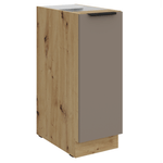 Casa si Gradina - Mobilier - Comode si corpuri - Corpuri bucatarie - Dulapior inferior cu cos extensibil, sandgrau/stejar artisan, FRISBO 30 D CARGO BB - Infinity.ro