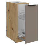 Casa si Gradina - Mobilier - Comode si corpuri - Corpuri bucatarie - Dulapior inferior cu cos extensibil, sandgrau/stejar artisan, FRISBO 30 D CARGO BB - Infinity.ro