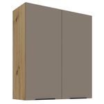 Casa si Gradina - Mobilier - Comode si corpuri - Corpuri bucatarie - Dulapior superior, sandgrau/stejar artisan, FRISBO 80 G-90 2F - Infinity.ro
