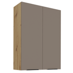 Casa si Gradina - Mobilier - Comode si corpuri - Corpuri bucatarie - Dulapior superior, sandgrau/stejar artisan, FRISBO 80 G-108 2F - Infinity.ro