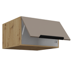 Casa si Gradina - Mobilier - Comode si corpuri - Corpuri bucatarie - Dulapior superior, sandgrau/stejar artisan, FRISBO 60 NAGU-36 1F - Infinity.ro