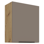 Casa si Gradina - Mobilier - Comode si corpuri - Corpuri bucatarie - Dulapior superior, sandgrau/stejar artisan, FRISBO 60 G-72 1F - Infinity.ro